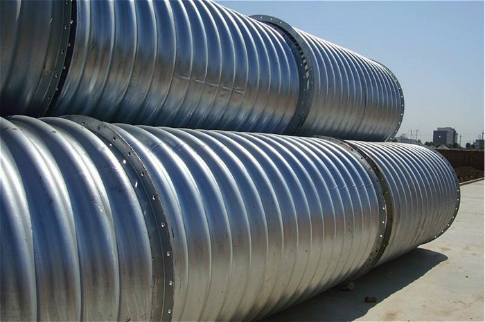 High quality corrugated pipe corrugated metal steel pipe for railway