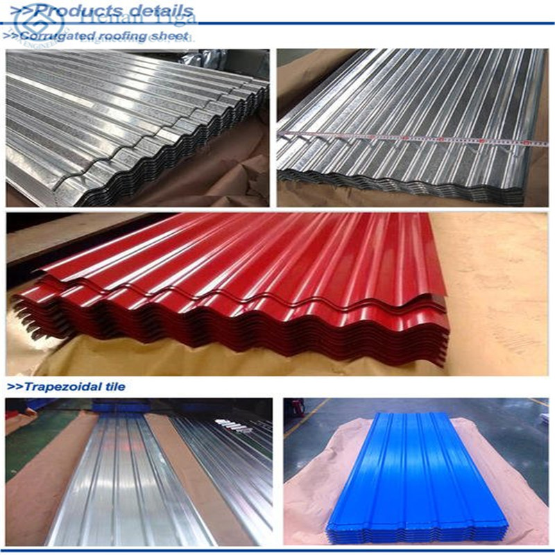 TIGA Factory supply PPGI Colorful Steel Roofing Sheets Galvanized Prepainted Steel Roofing Tiles