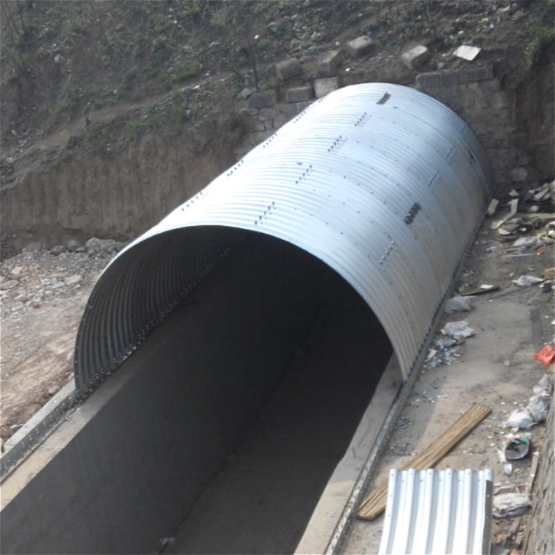 corrugated metal pipe arch culvert pipe direct factory price