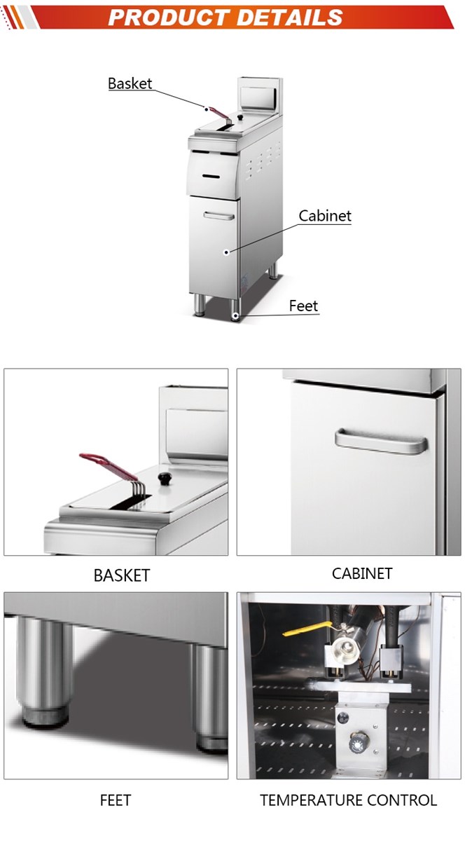 ElectricGas deep french fried fryer potato fryer commercial used