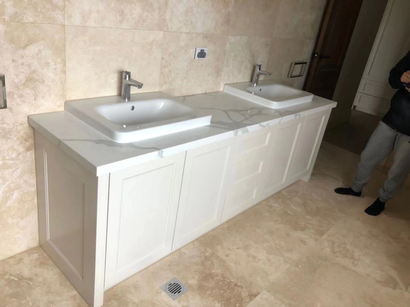 Foshan Weimeisi Chinese White Marble Kitchen Countertop for Residential Building