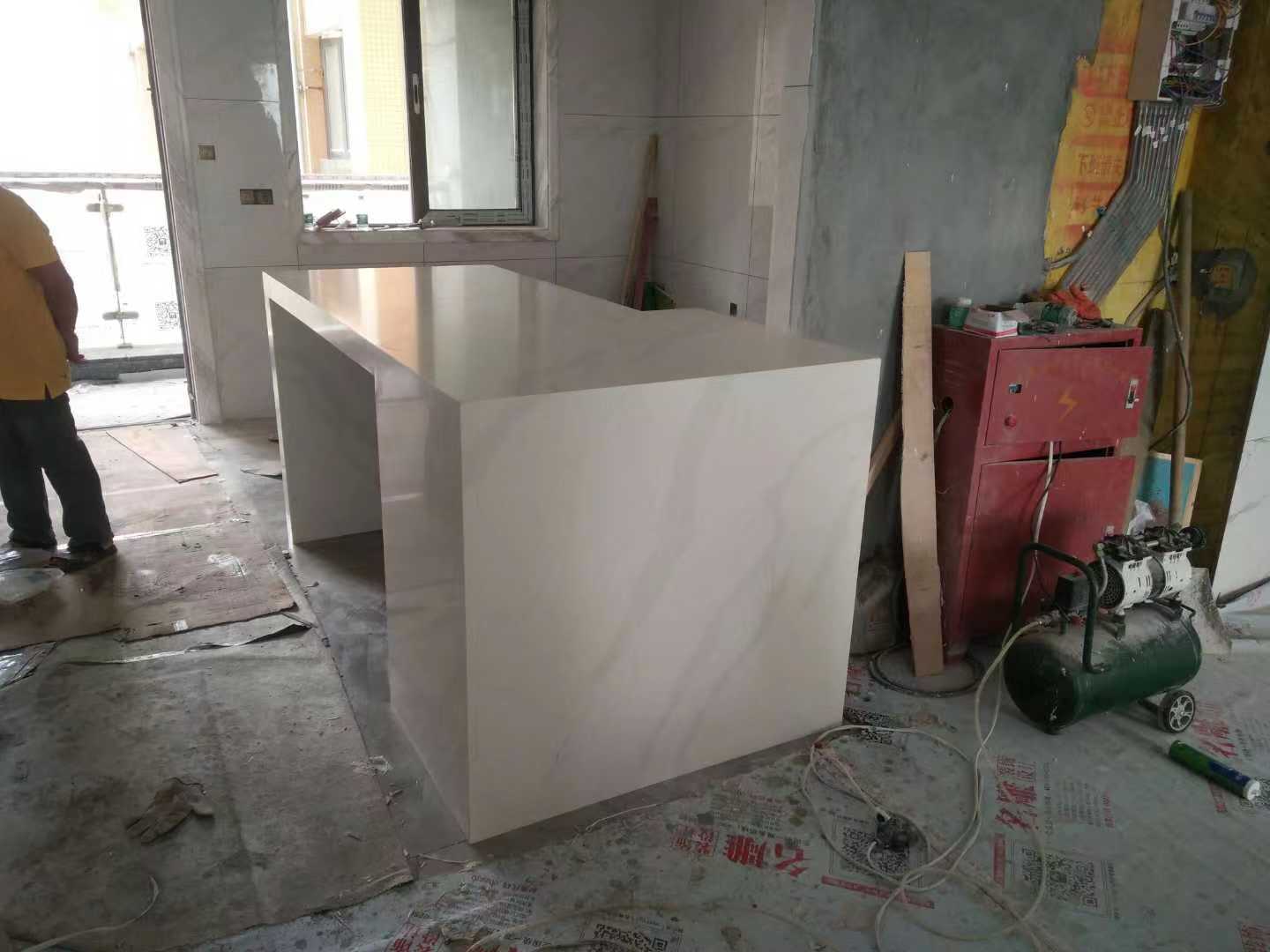 Foshan Weimeisi Decor White Marble Countertop for Kitchen