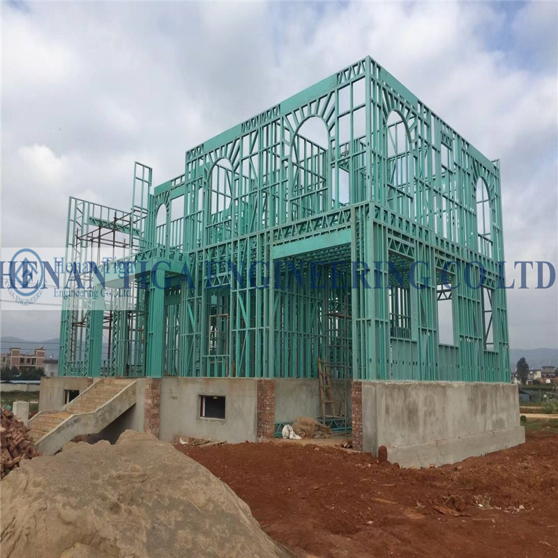 Tiga Factory Supply Modern Design High Quality Low price Prefabricated Light Steel Structure Houses