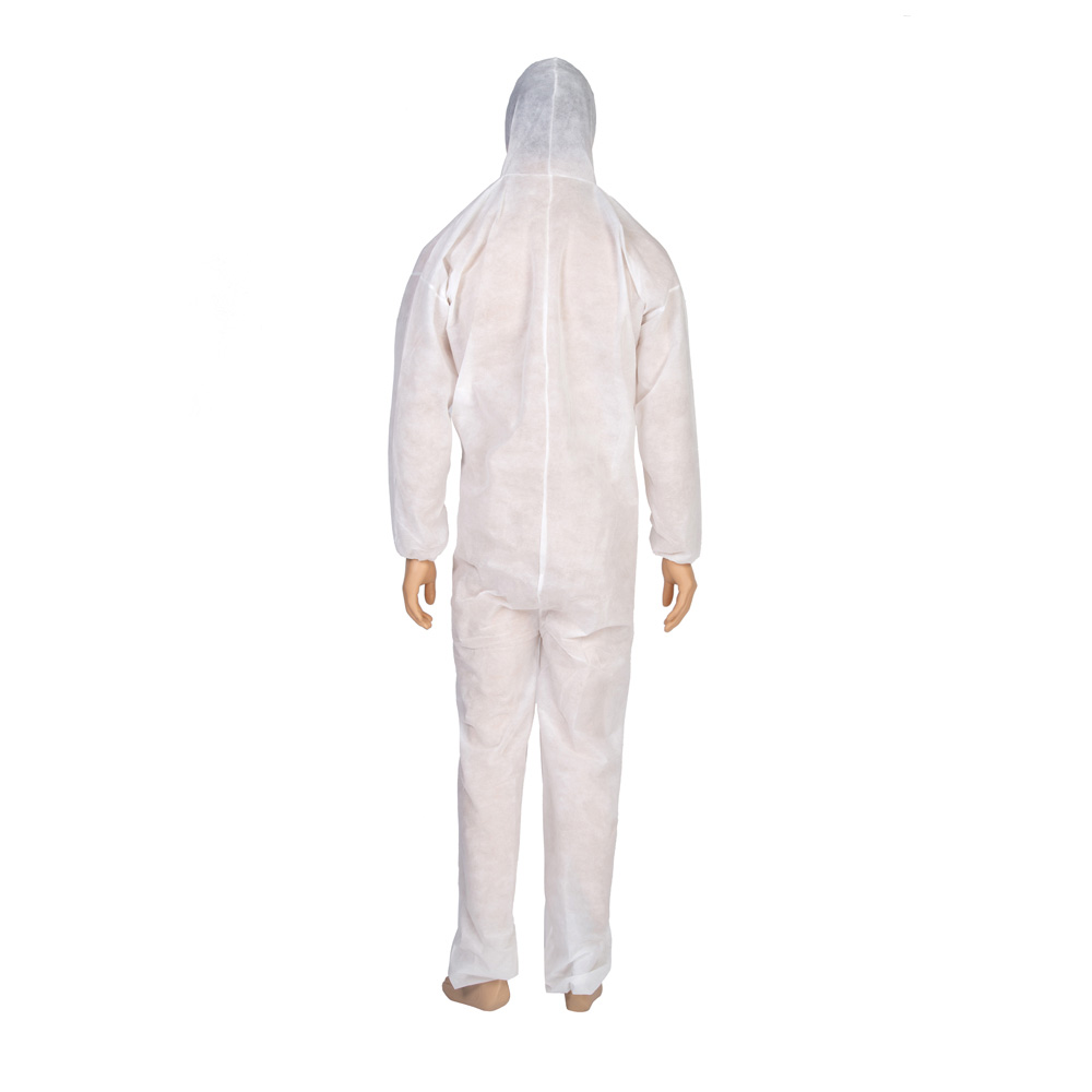 CE Medical Working Clothing Cheap Waterproof Insulated Workwear Polypropylene Safety Disposable Coverall Suit
