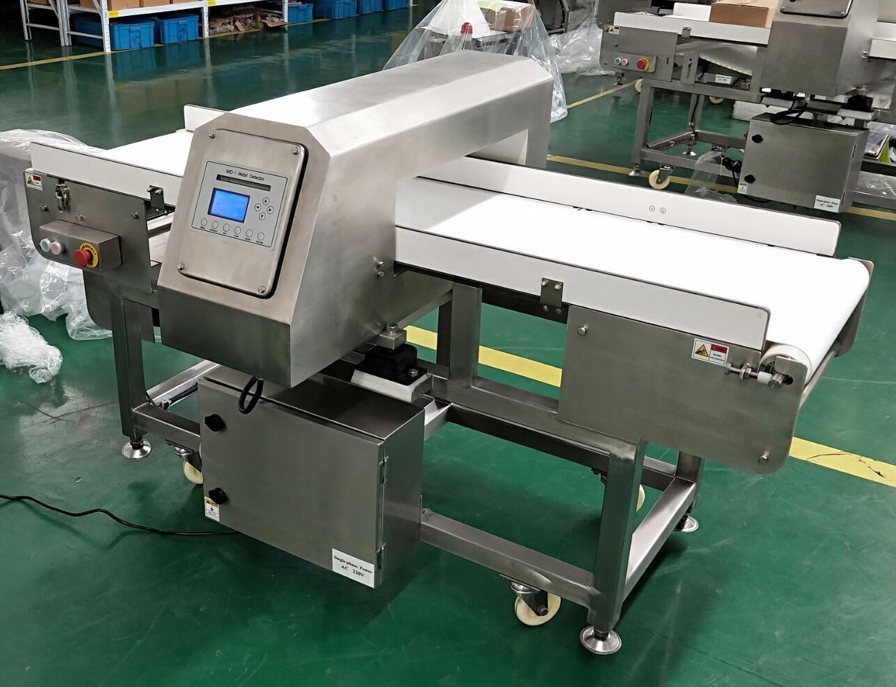 Metal Detectors with Chain Conveyor Belt JLIMDC for Food Inspection