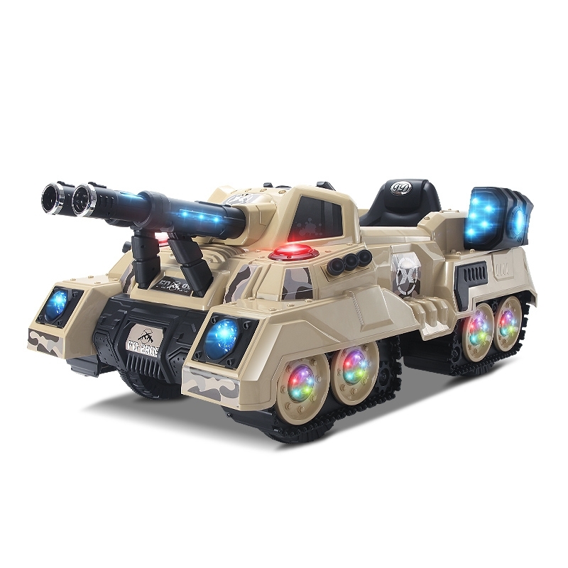 Electronic tank with light music battery control tank ride on car Electronic tank with light music battery control tank ride on car