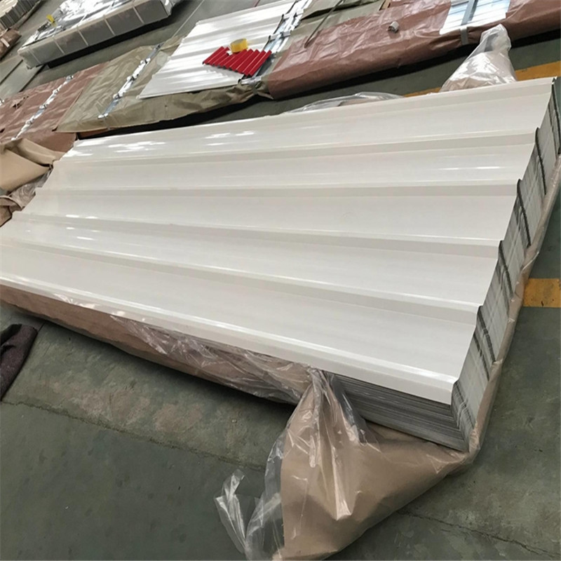 China Supplier 017mm Thickness Color Coated Trapezoidal Metal Roof Tile