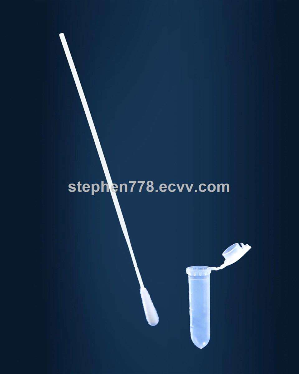 DNA specimen collection flocked swab