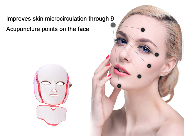 7 color LED photon mask therapy