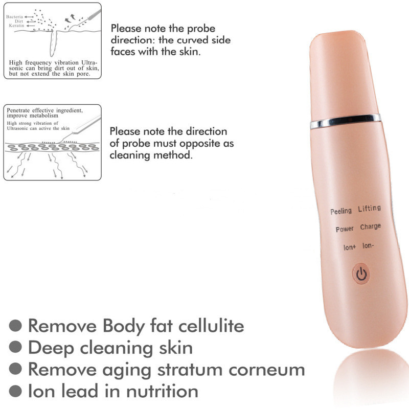 Mini Ultrasonic Skin Scrubber Dead Skin Removal