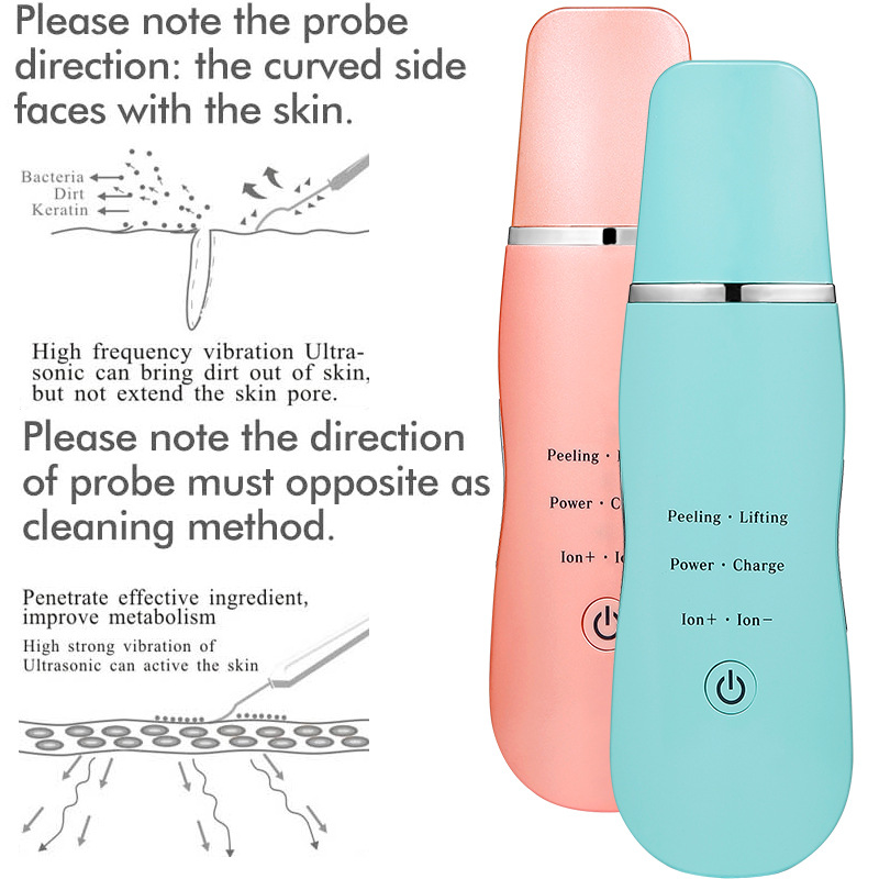 Mini Ultrasonic Skin Scrubber Dead Skin Removal