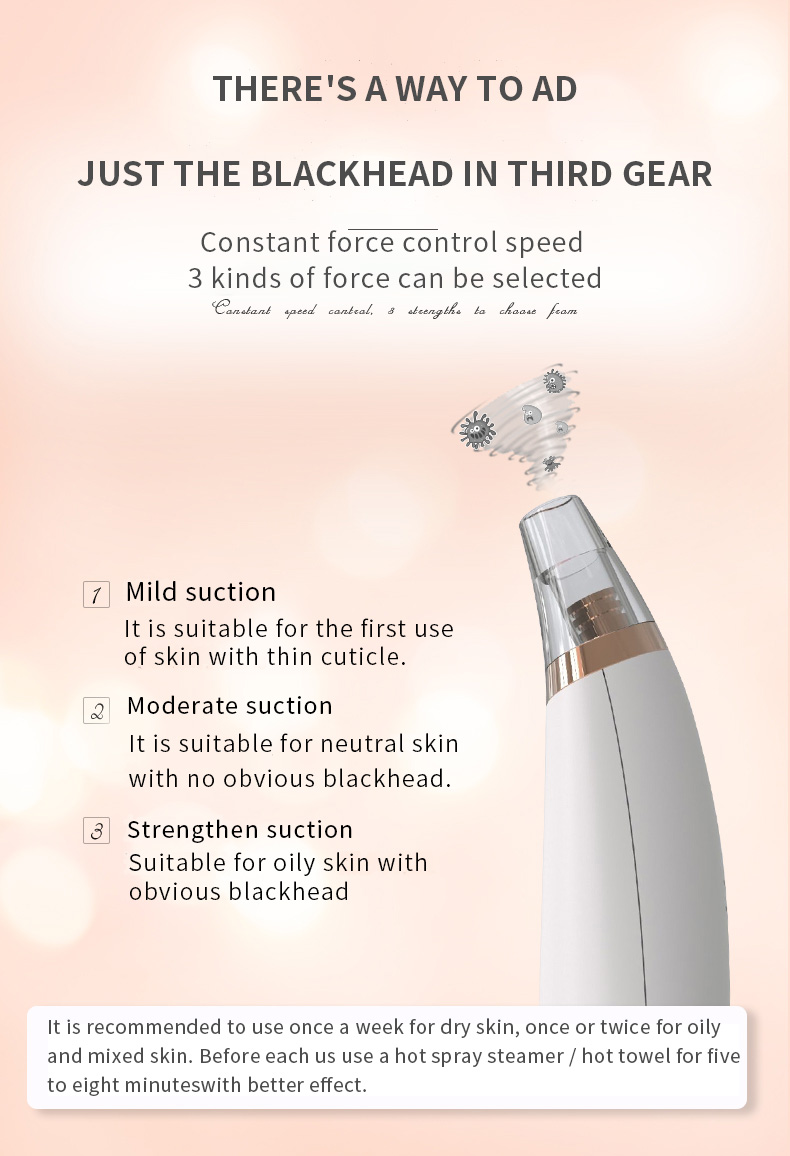 Pore Cleaner Nose Face Deep Cleansing blackhead remover vacuumSkin Care Electric Machine