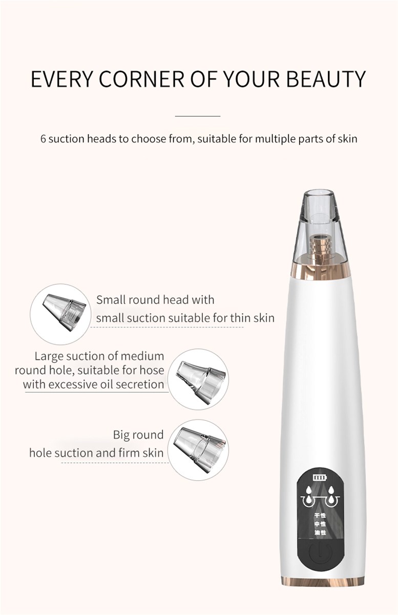 Pore Cleaner Nose Face Deep Cleansing blackhead remover vacuumSkin Care Electric Machine