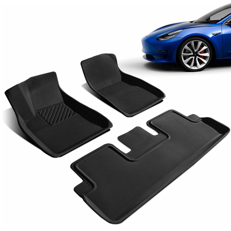 Luxury carpet anti slip foot mat customized 3d 4d 5d floor car mat accessories