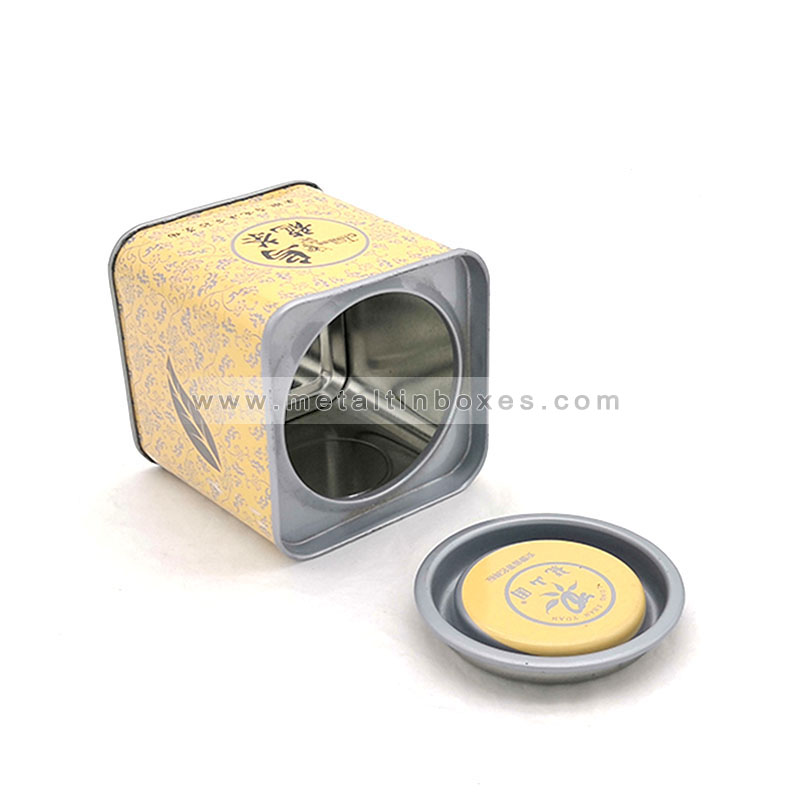 Metal Tea Tin for Tea Caddy Storage Box