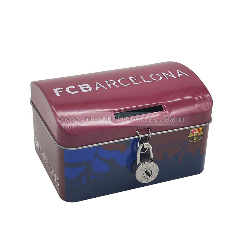 Promotional Custom Piggy Bank Money Tin Can Coin Bank