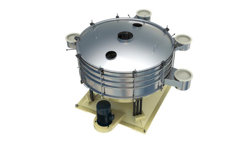 Navector high capacity tumbler screen for food powder separating
