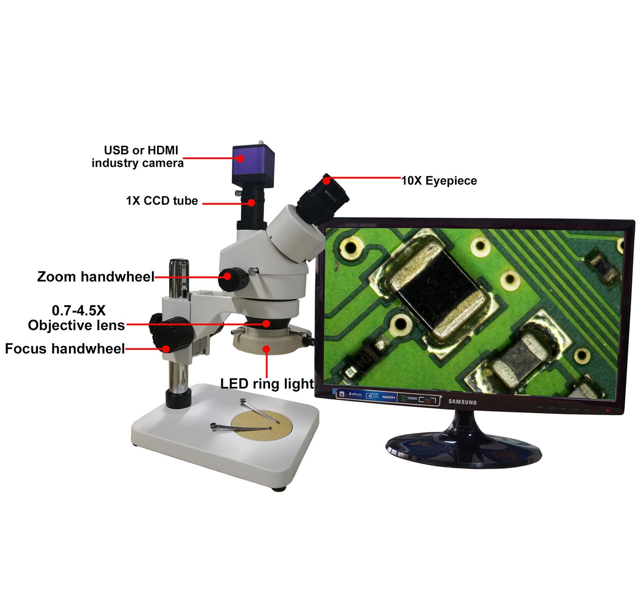 EOC Digital stereo Electronic Microscope for repairing