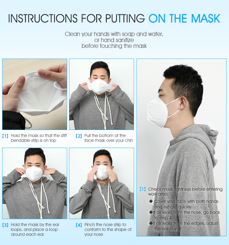 CHINA MANUFACTURER KN95 respirator pollution breathing mask tapaboca anti pollution face mask respirator KN95 mask