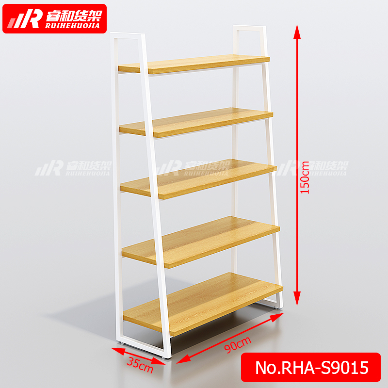 2019 HOT SALE Miniso 5 Tiers 7 Tiers Metal and Wooden Display Stand