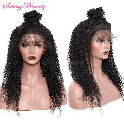 360 Lace Closure Frontal Wig Natural Human Hair Extensions