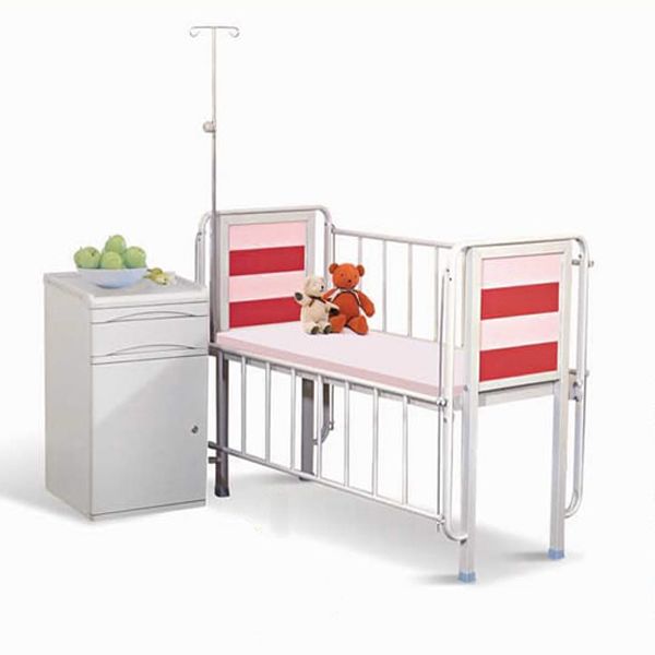 Nice Steady Hospital Baby Crib Common Multifunction Bed Powder Coated Steel