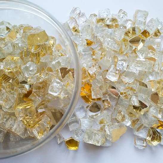 Fire glass chips for firepit fire place fire table fire bowl