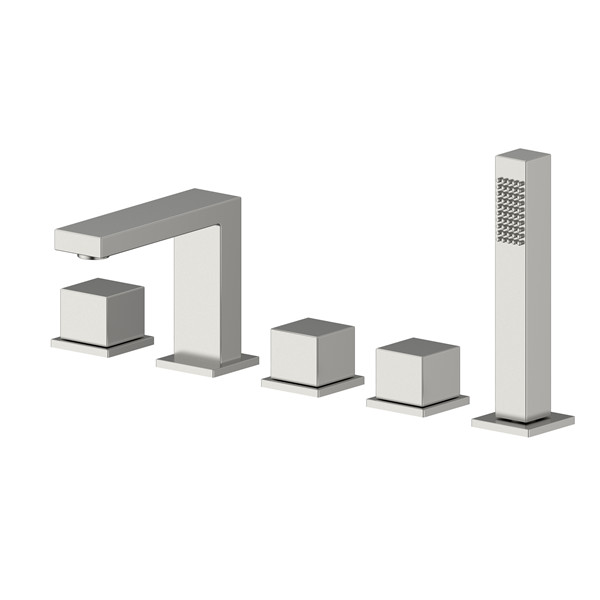 SS304 Stainless Steel Singe Handle Deck Mounted Bathtub Shower Faucet