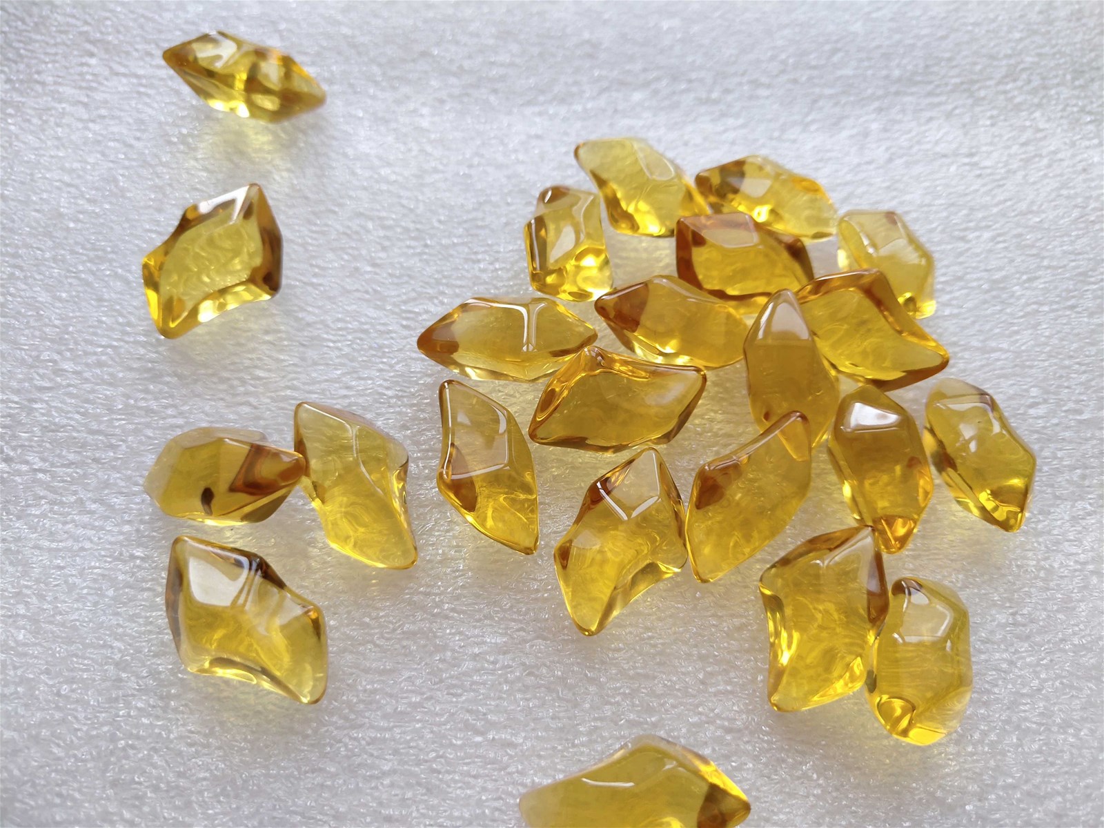 Special glass bead for fire pits landscape decoration