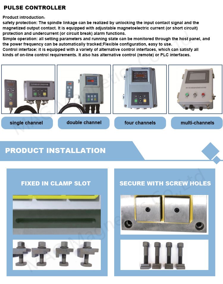 X61 milling powerful electric permanent magnetic chuck