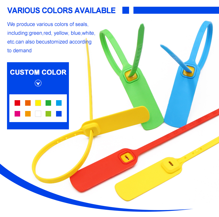 Free Samples Security Plastic Seals with Barcode and Serial Numbers