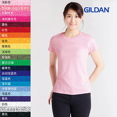 100 Cotton Slim Comfortable Round neck Short sleeves Women Tshirt
