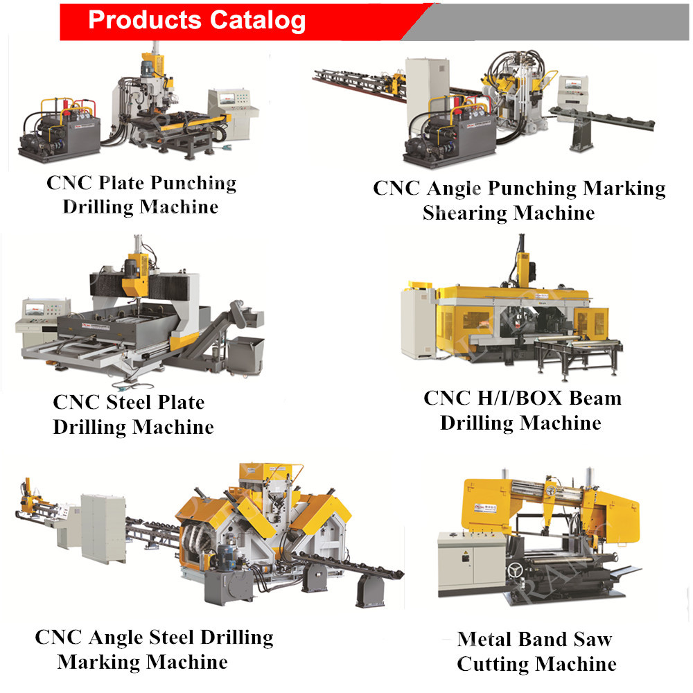 CNC H beam 3 spindle drilling machine