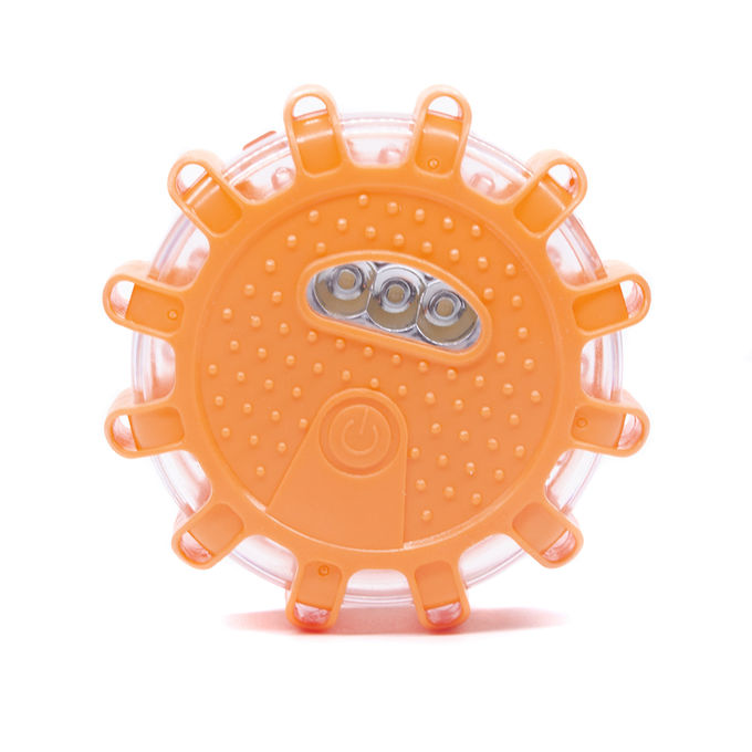 Vehicle LED Hazard Warning LightCar USB Rechargeable Magnetic Hook Road Emergency Disc Roadside