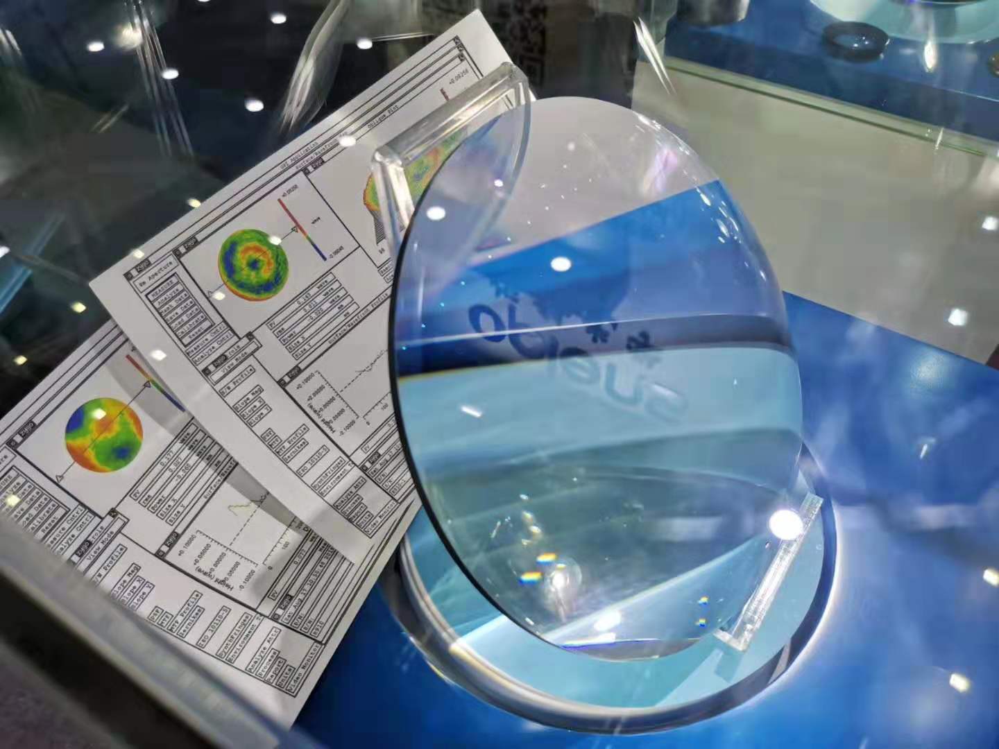 large convex lens