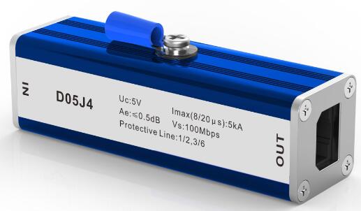 Techwin RJ45 Lightning ArresterSPDfor cat5e 100 BaseT Ethernet arrester