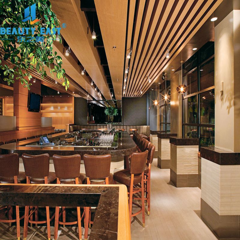 Humidity resistant aluminum ceiling panels for bathroom ceiling decoration