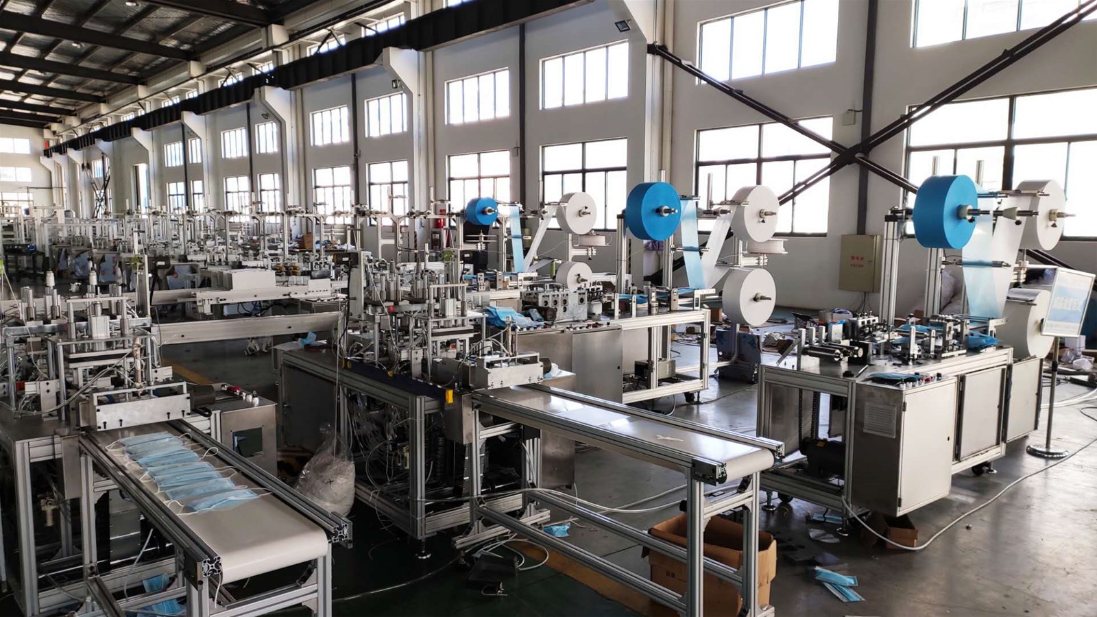 haitelAutomatic mask machine disposable mask production line