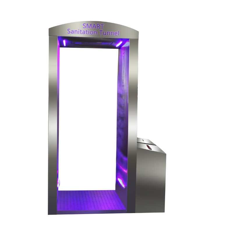 Intelligent Disinfection Channeldoor with UV Ozone Water Liquid disfectant Spray all body 720 degree disinfection
