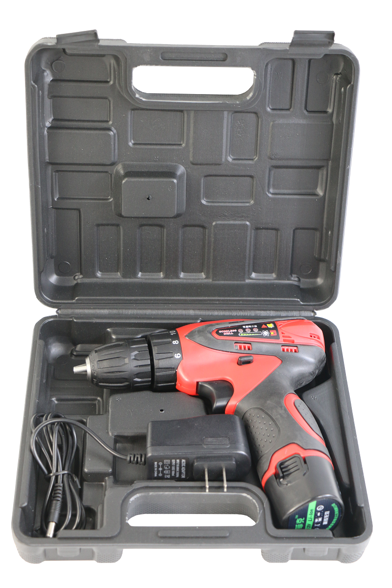 12V Multifunctional Electric Electric Hand Drill Household Cordless Screwdriver Drill Rechargeable Power 2Speed Tools