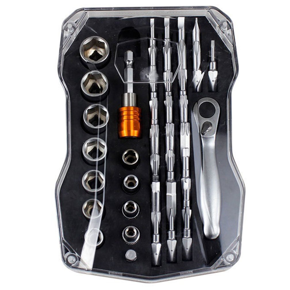 8199 Quick Ratchet Multipurpose Set 41Pcs Precision Screwdriver Set Quick Ratchet Wrench Tool Driver