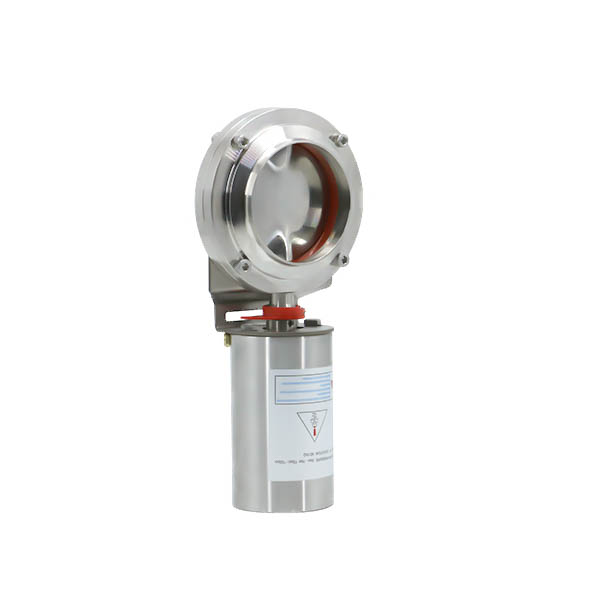 DN100 Stainless Steel Pneumatic Welding Valve with SS304 Grade