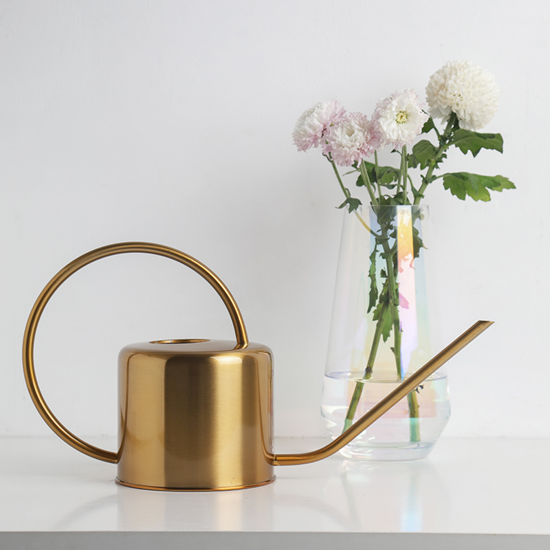 Factory Round Stainless Steel Watering Can from China Manufacturer