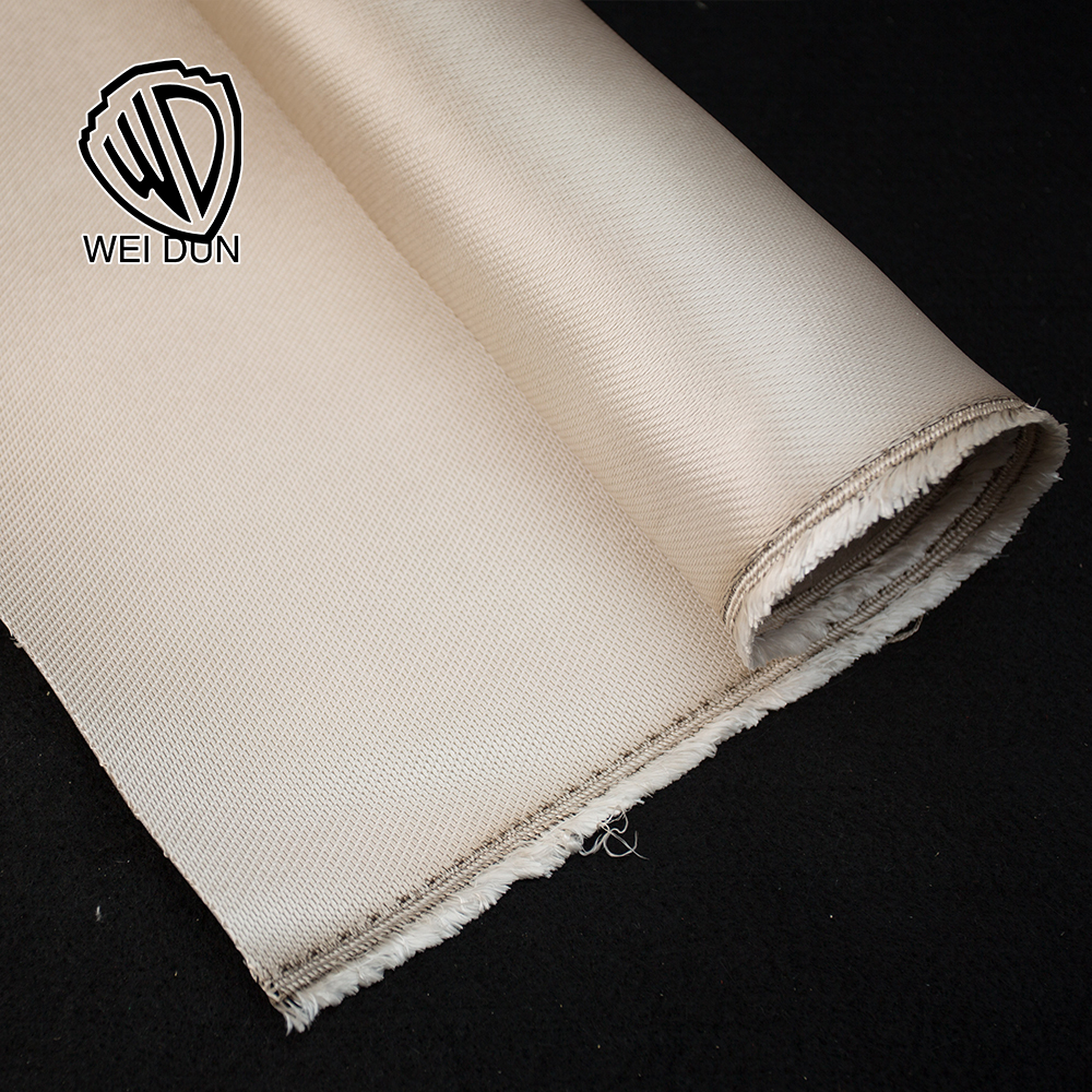 High temperature fireproof material high silica coated glass fiber fabric