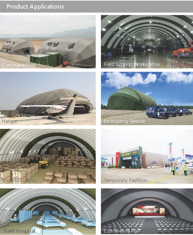 Inflatable Hangar tent temporary building