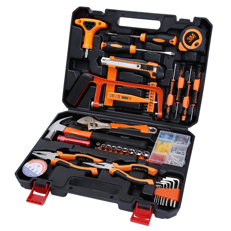 Stt045 Multifunction Household 45piece Electrician Repair Toolbox Set Lightweight Multifunctional Hand Tools Kits
