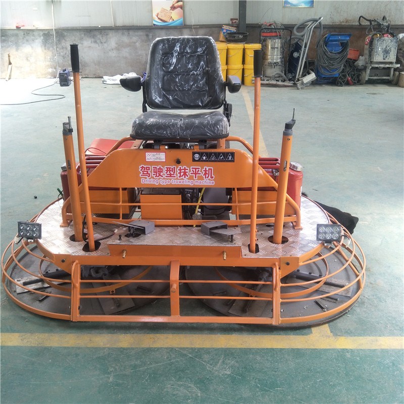 Concrete power trowel ride on machine ride on power trowel machine concrete road machinery