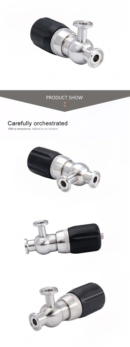 New Style Stainless Steel Sterile Germfree Pressure Relief Valve New Style Stainless Steel Sterile Germfree Pressure Relief Valve