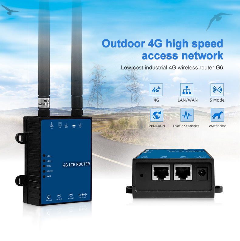 2 Lan port high speed 4G Router 4G Sim WIFI Router