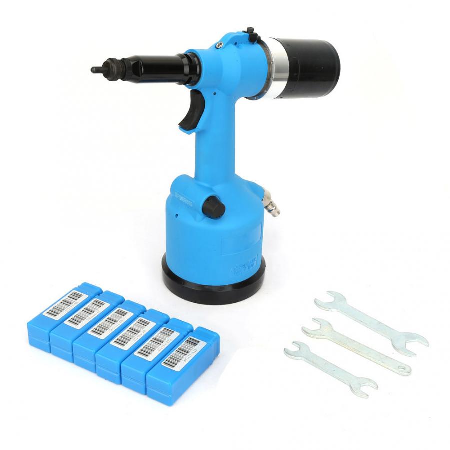 3500rpm Air Pull Nut Tool Fully Automatic Pneumatic Riveter Riveting Gun with M3M12 Nut Nozzle electric cordless